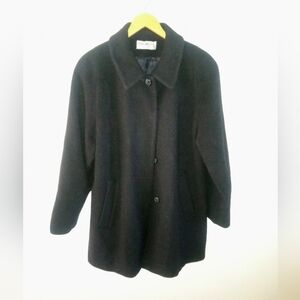 Forecaster Of Boston Wool Cashmere Black Classic Coat | 10